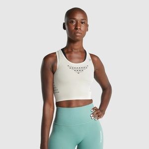 Gymshark Energy Seamless Crop Top - Cream